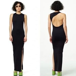 Simon Miller Black Lou Maxi Dress backless NWT